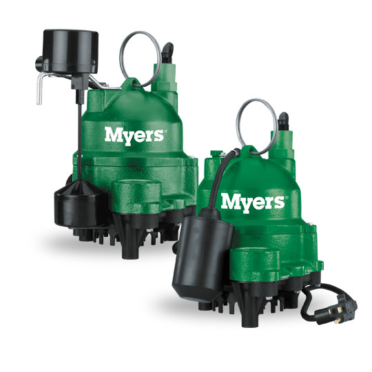 Myers MDC series cast iron sump/light effluent pumps